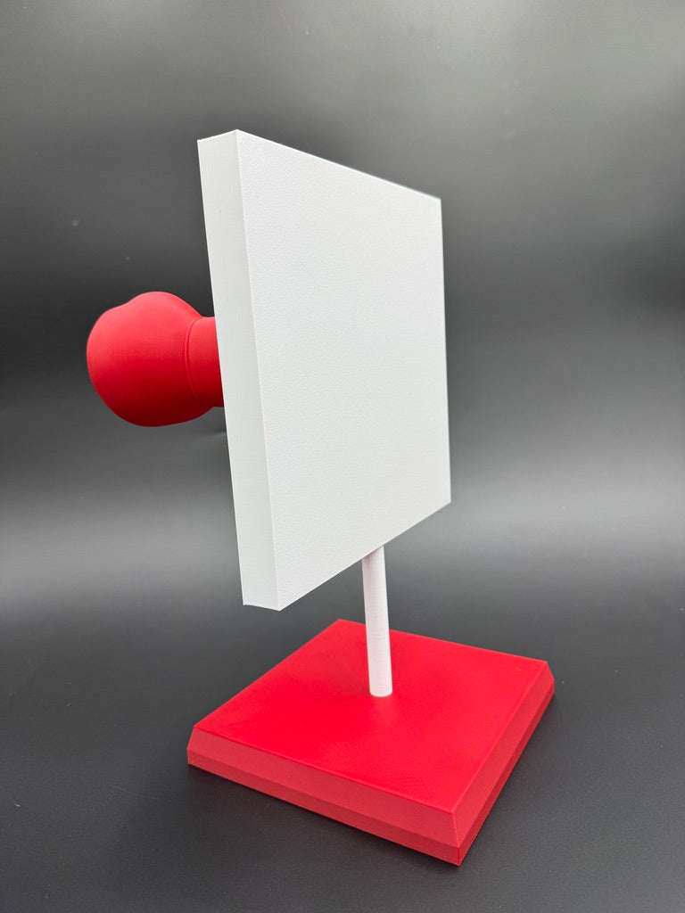 QR Code Boxing Stand – Interactive Punch Scan Display
